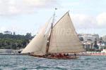 ID 6422 RAWHITI (A2) a Bermudan cutter built in 1905. She is seen her enjoying the breeze during the 169th Auckland Anniversary Day Regatta. 